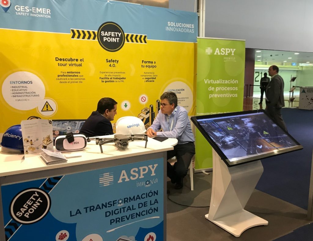 Stand de ASPY Innova en el Advanced Factories 2019.