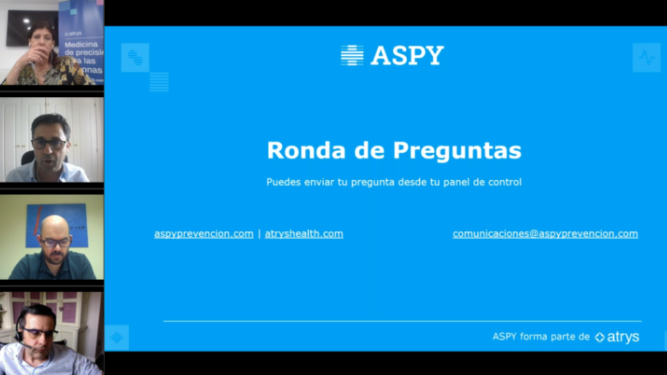 Ronda de preguntas durante la sesión. Webinar Estrés Térmico 